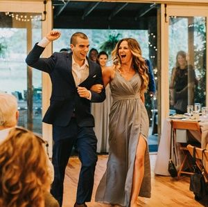 Dusty Blue Bridesmaid Dress